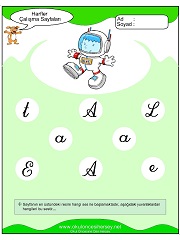 A Sesi Çalışma Sayfaları